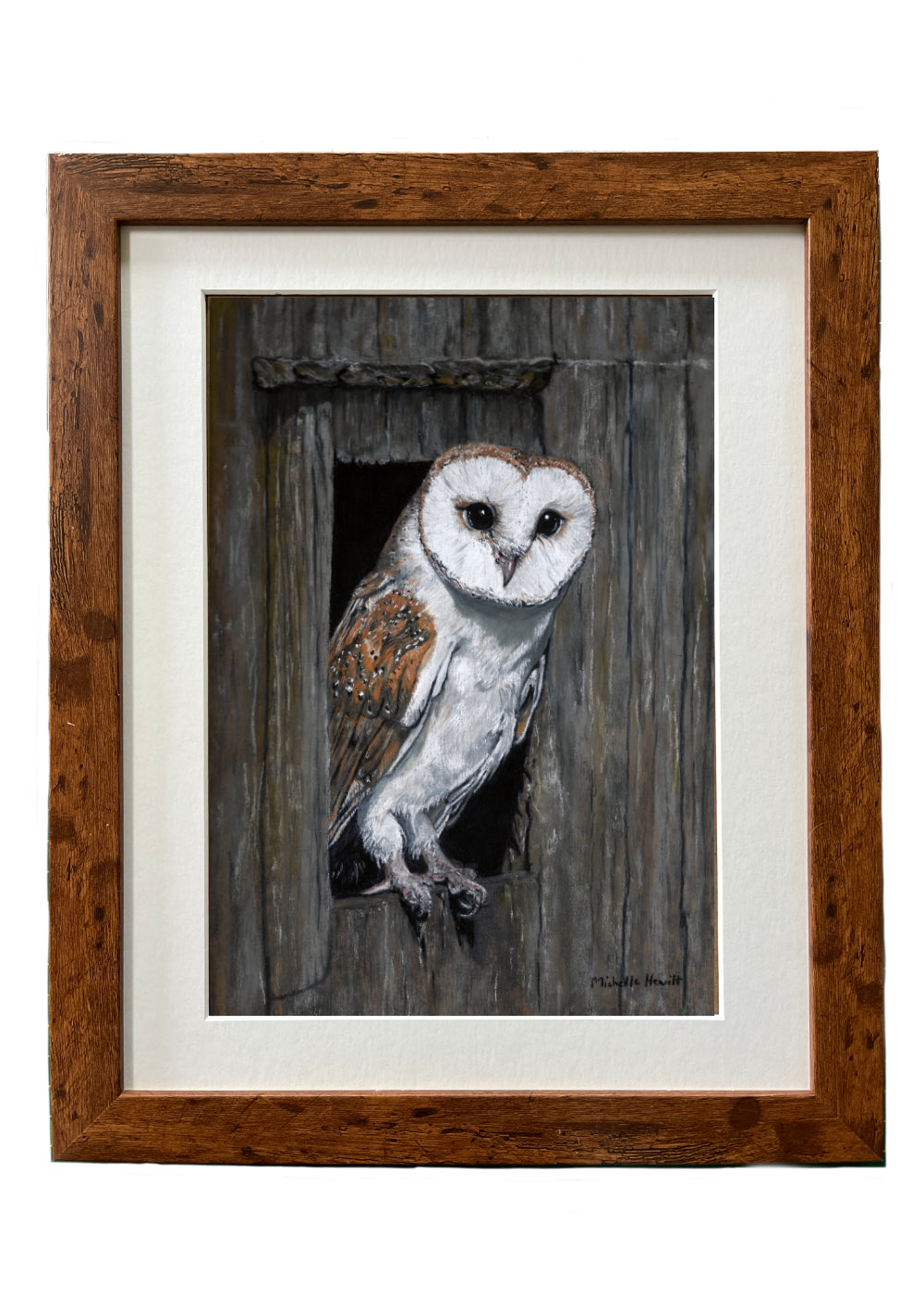 Print of Original pastel 'The Look Out'