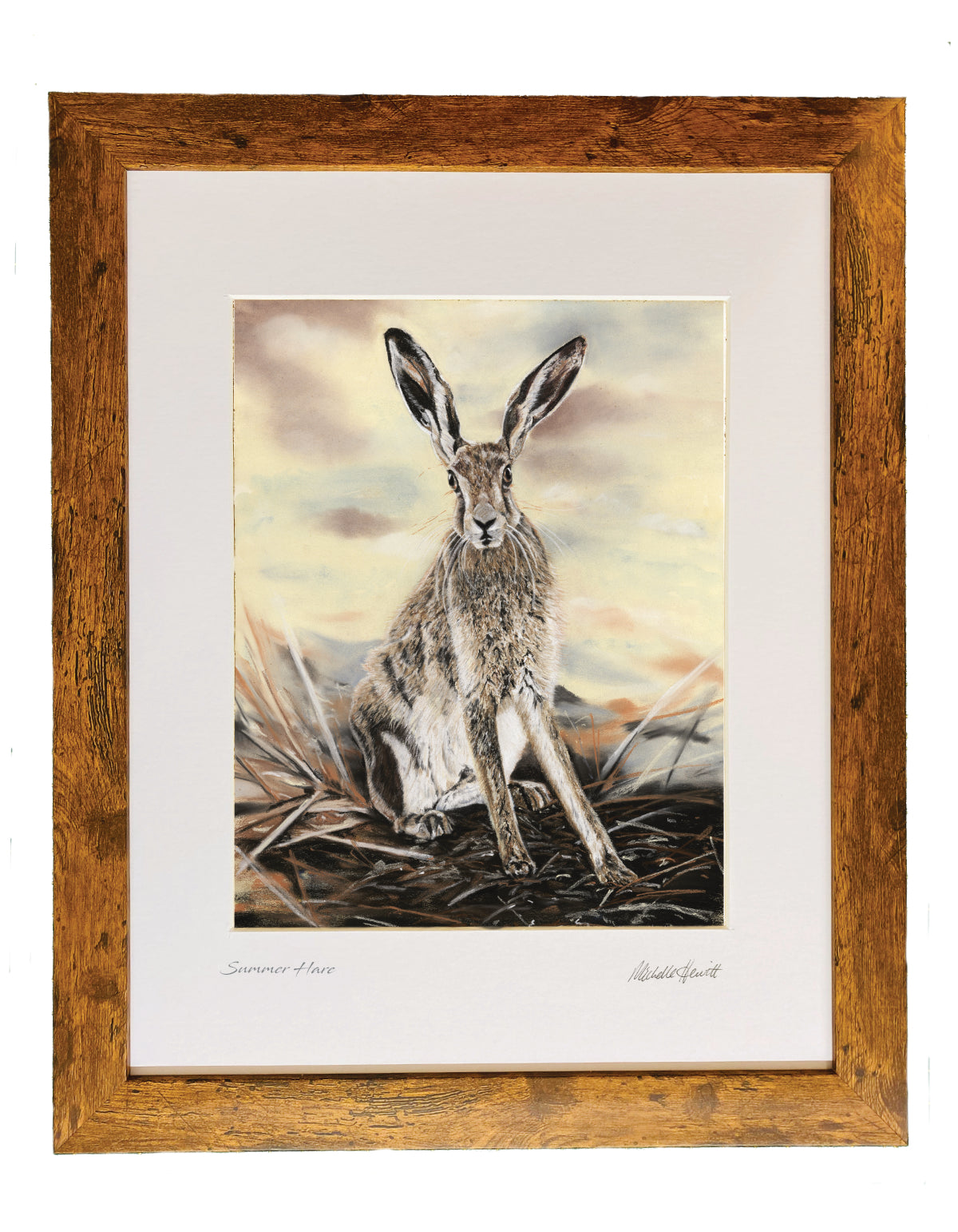 Print of Original Pastel 'Summer Hare'