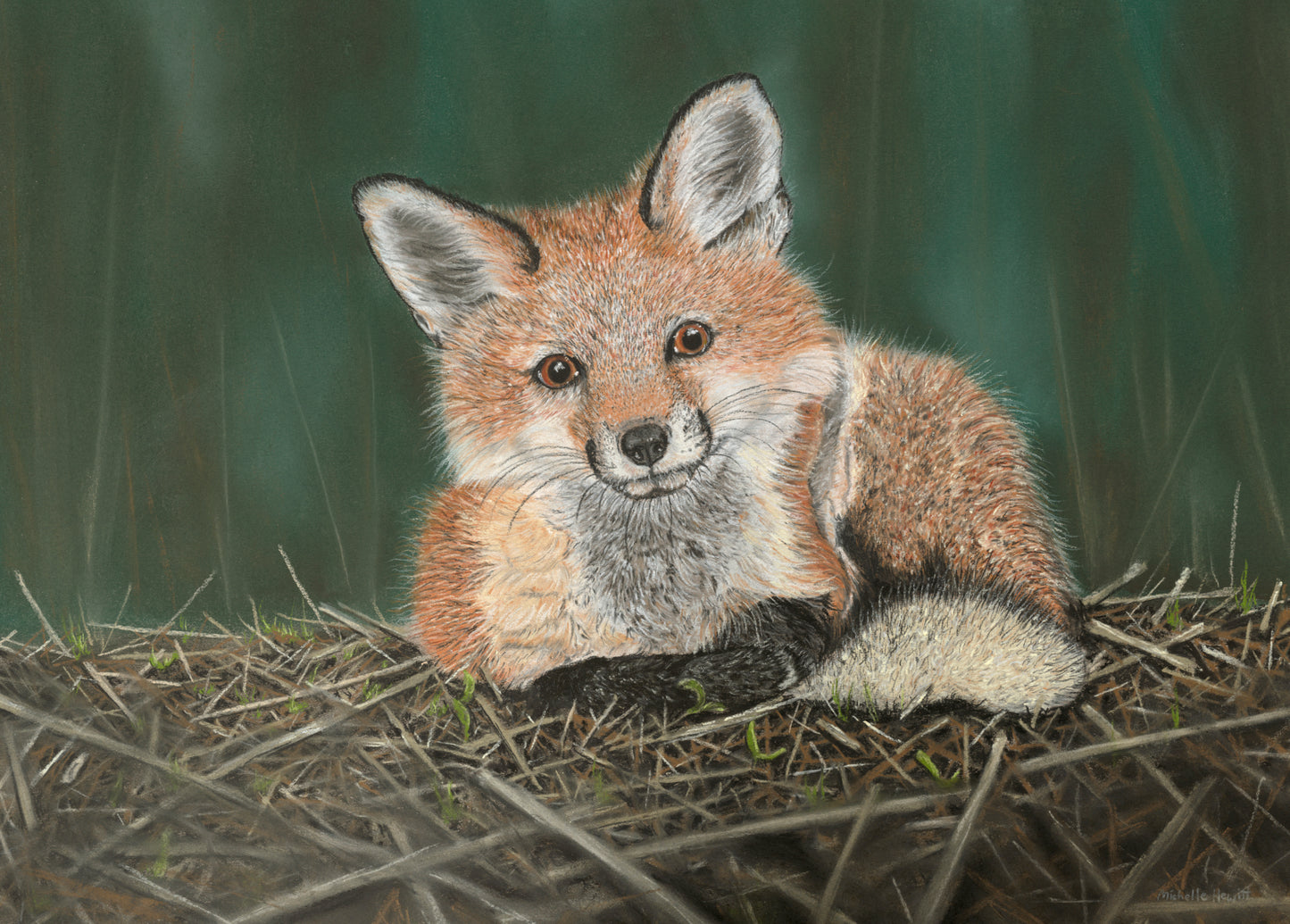 Print of Original Pastel Artwork 'Innocence'