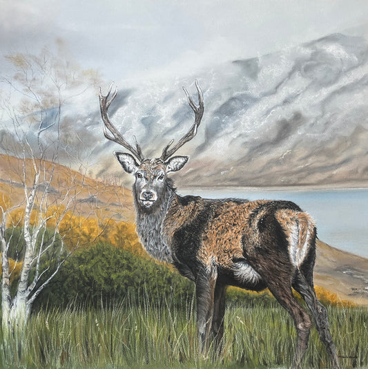 Print of Original pastel 'Triumph'